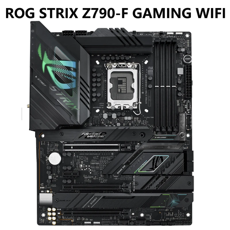 

ASUS ROG STRIX Z790-F GAMING WIFI 6E LGA 1700 Intel 13th&12th Gen ATX Gaming Motherboard 16+1 Power Stages,DDR5,4xM.2 Slots,PCIe