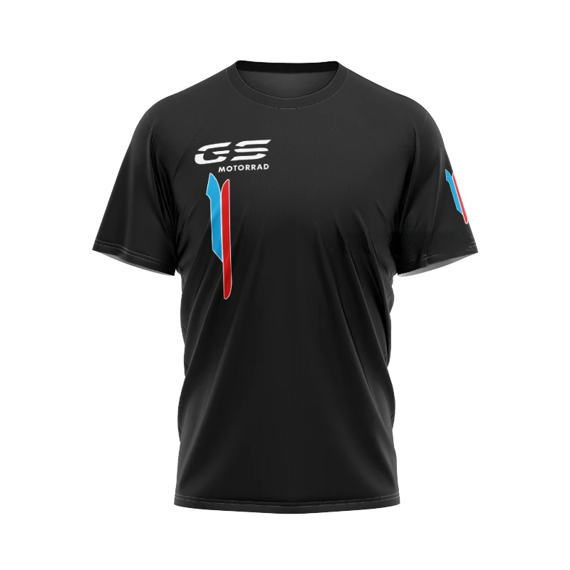 

SummerMen's Motorcycle Rally Enduro Motorcycle Team GS Knight T-shirt Hot Selling 3D Print Simple Breathable Short Sleeve100-6XL
