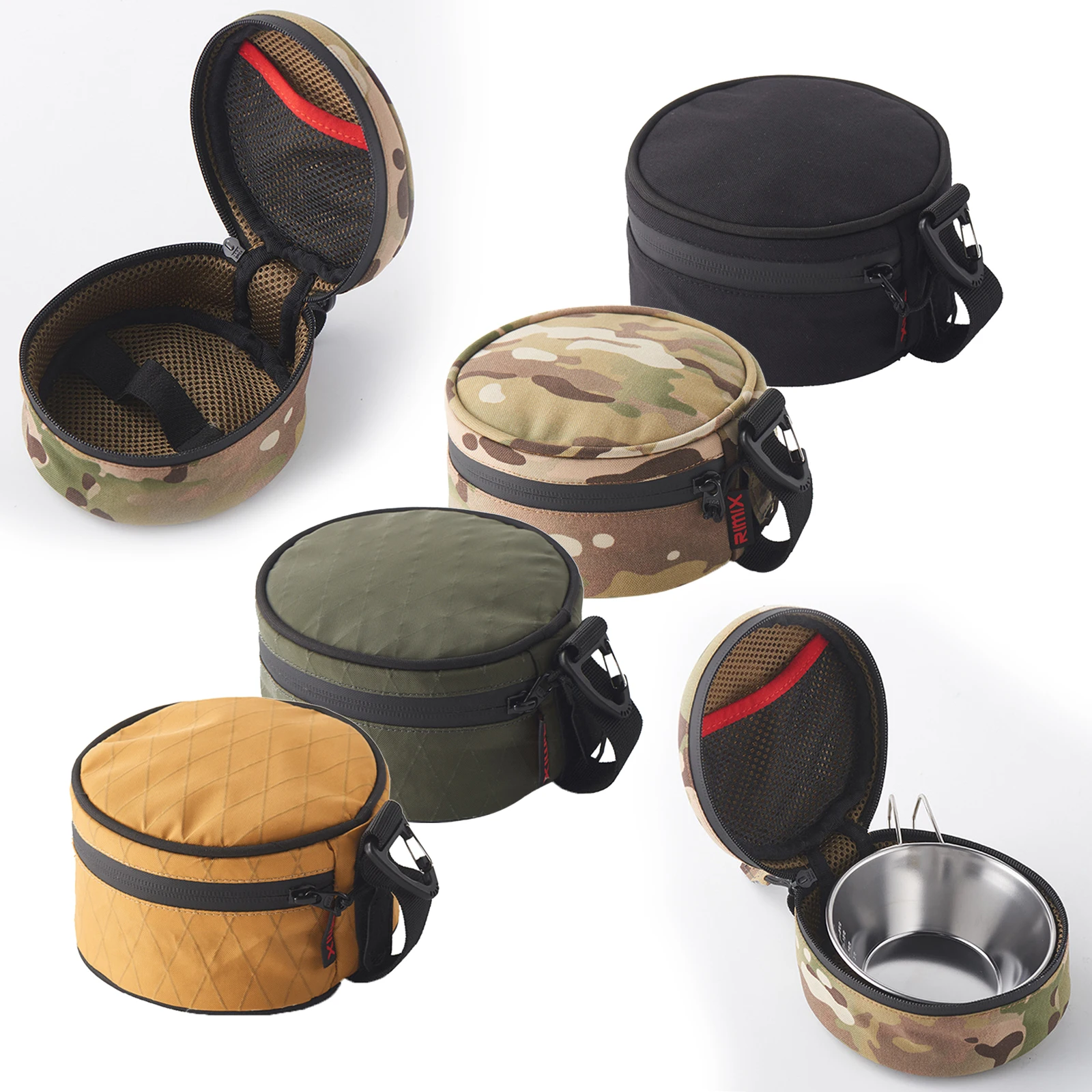 

Outdoor Camping Cookware Storage Bag Bowl Pot Organizer Container Case Dutch Oven Carrying Bag Travel Cutlery Holder