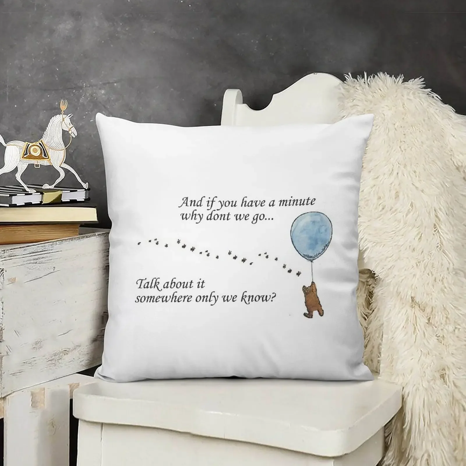 Keane Somewhere Only We Know Воздушная подушка Роскошные диванные подушки Набор чехлов для