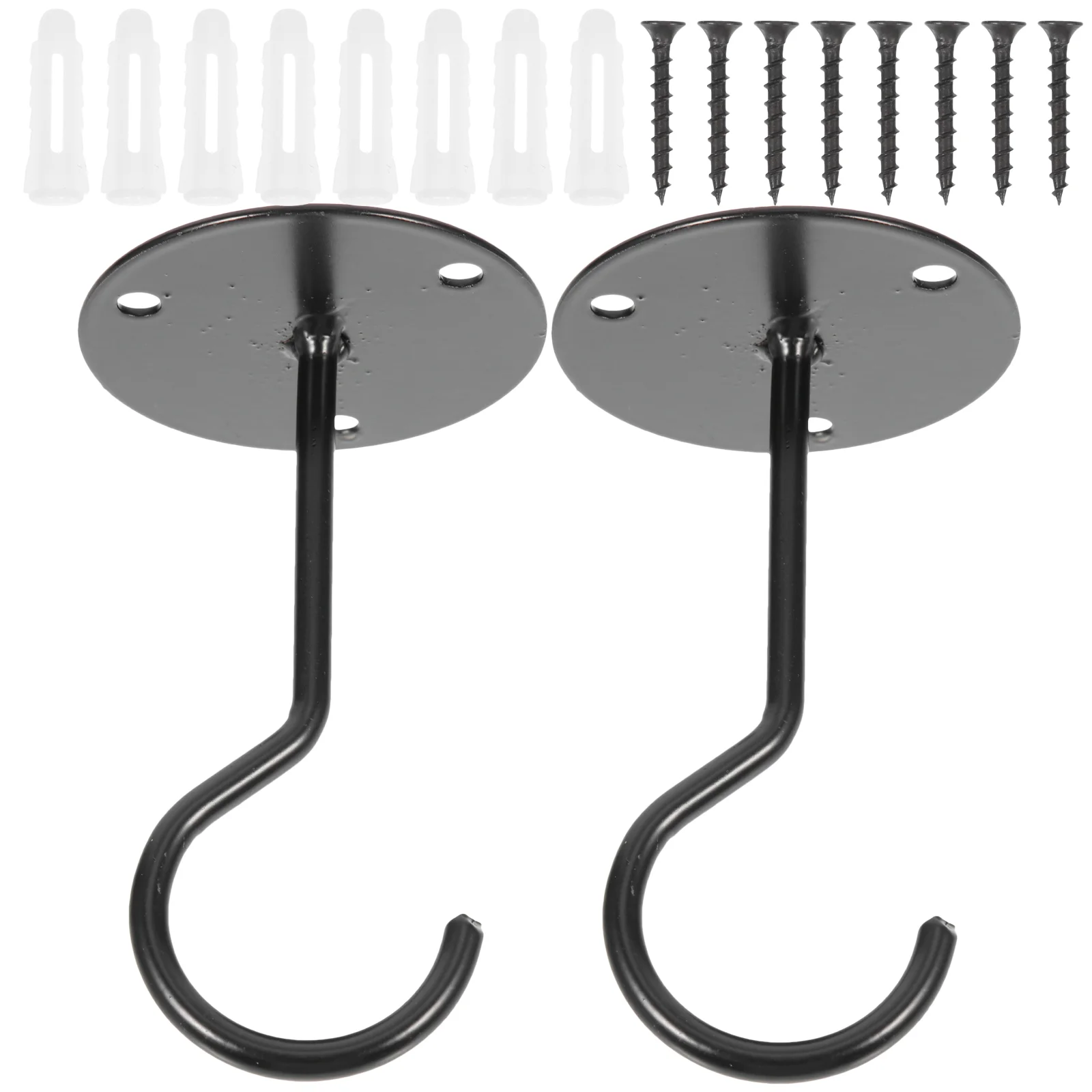 

Hook Clothes Home Hanger Hanging Screwswag Accessory Wall Fixing Large Ceiling