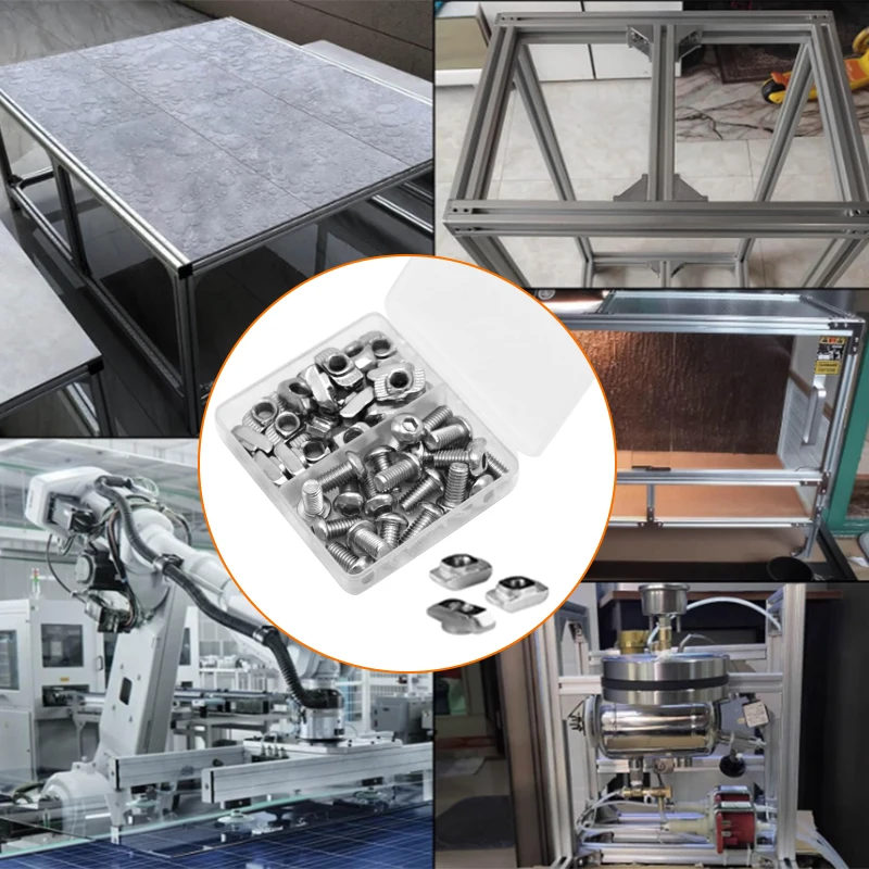 Комплект винтов с Т-образными гайками T-образной направляющей для серии 3030 2020