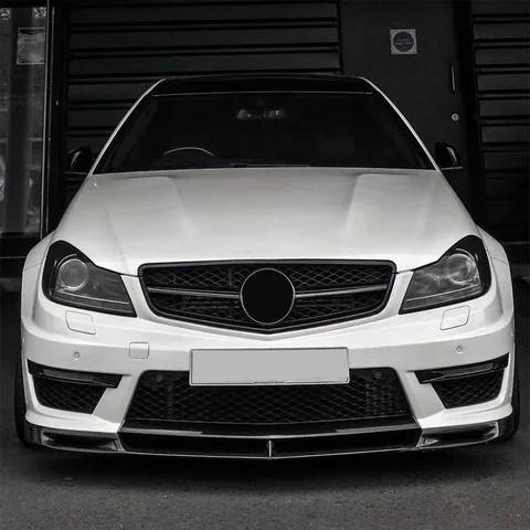 Решетка переднего бампера Racing Hood Grill Body Kit для Mercedes Benz C W204 C204 S204 Coupe C43 2007-2014 C200 C250 C180 C43 C300