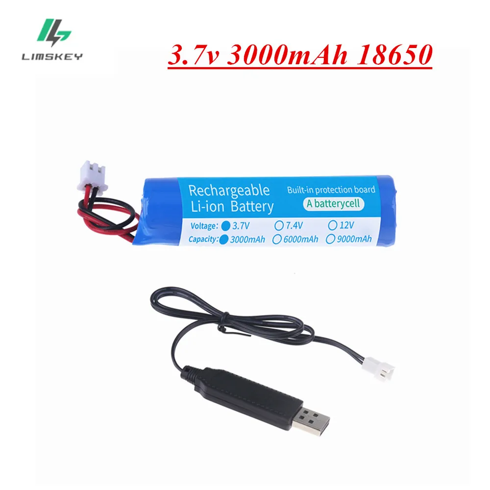 3 7 в 3000 мАч 18650 перезаряжаемая батарея для радиоуправляемых игрушек вертолетов