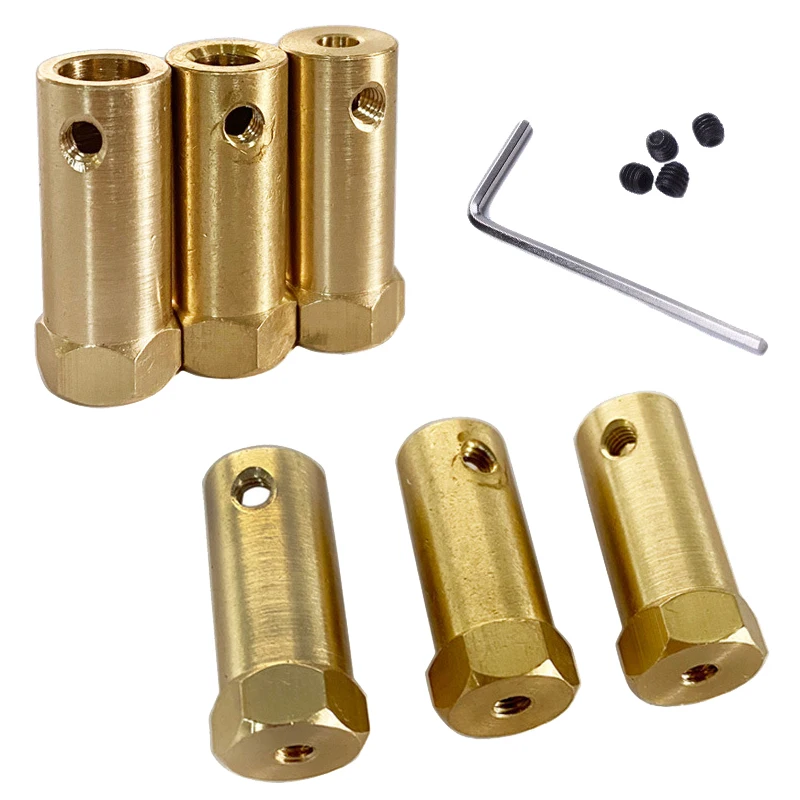 Жесткая Шестигранная муфта для басов шестигранный соединитель втулка вала