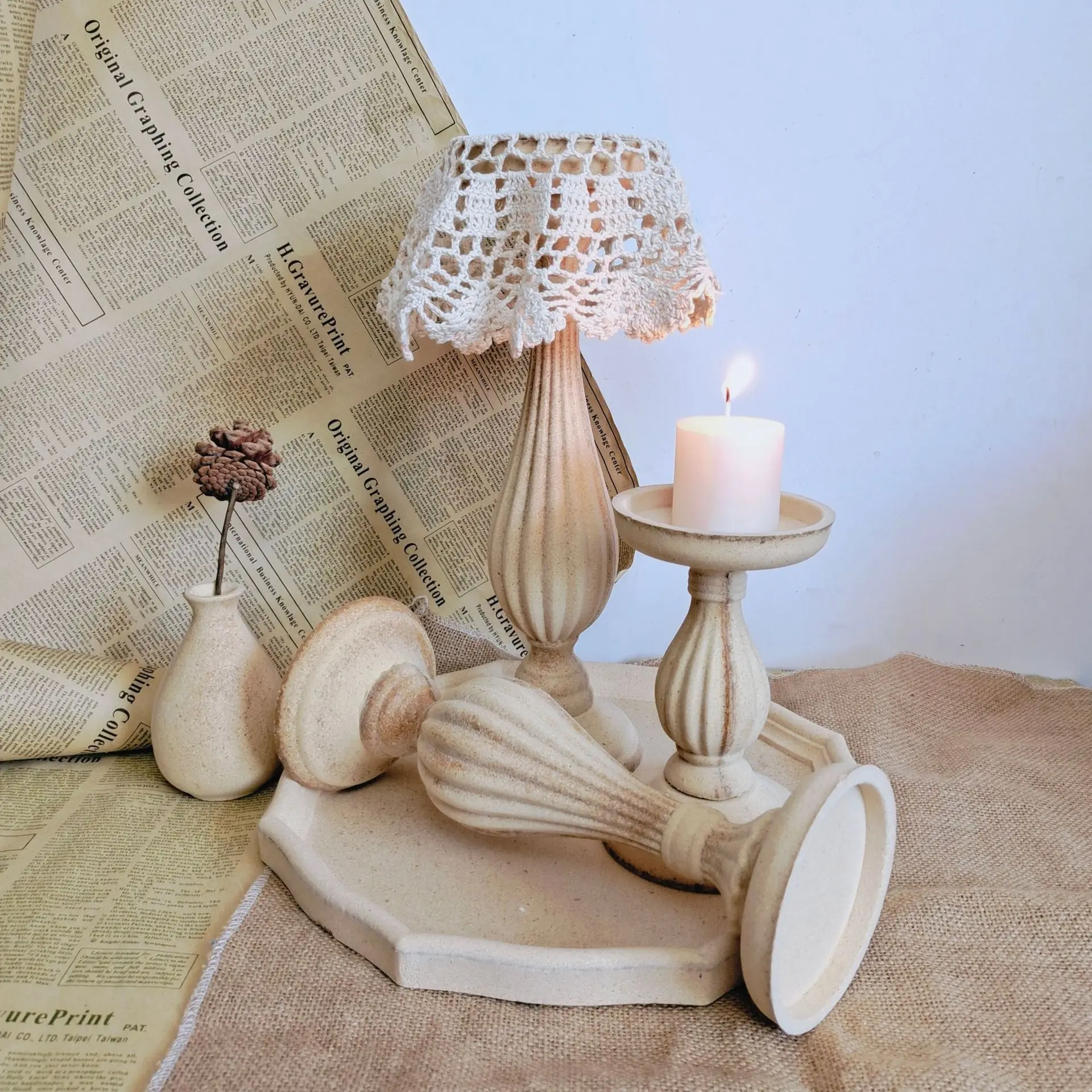 Candlestick For Home Decor Wedding Room Decoration Pillar Ca