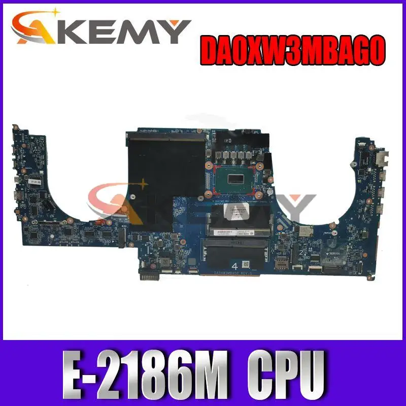 

XW3 DA0XW3MBAG0 For HP Zbook 17 G5 Laptop Motherboard L28458-601 L28458-001 L30841-601 With E-2186M CPU DDR4 100% Tested OK