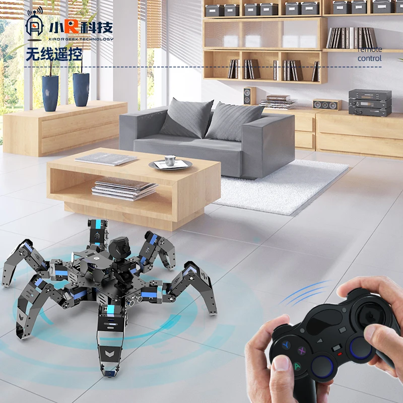 

Raspberry Pi Artificial Intelligence Programmable Hexapod Bionic Spider Robot Vision Python Small R Technology