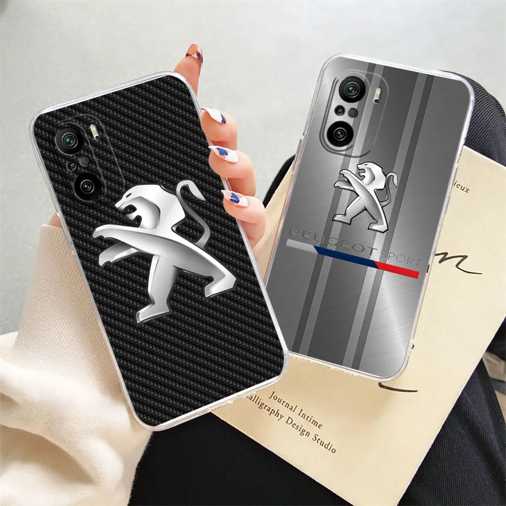 

Clear Phone Case For Redmi K60 K50 K40 K40S K30 K20 12C 10X 10A 9T 9A 9 8 CC9 CIVI 2 Pro Case Funda Frenchman Lion The P-Peugeot