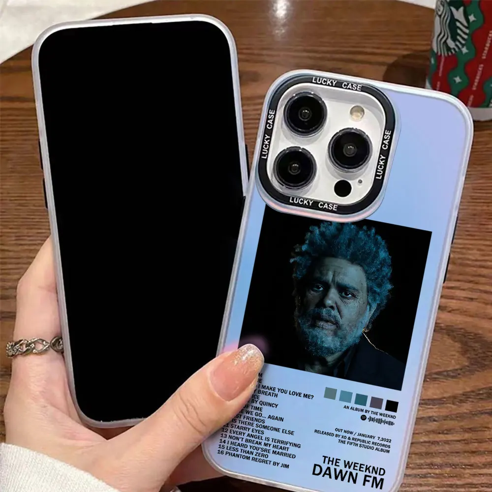 Минималистичный постер Weeknd чехол для телефона iPhone 15 14 13 12 11 Pro Max X XR XSMax 7 8 Plus