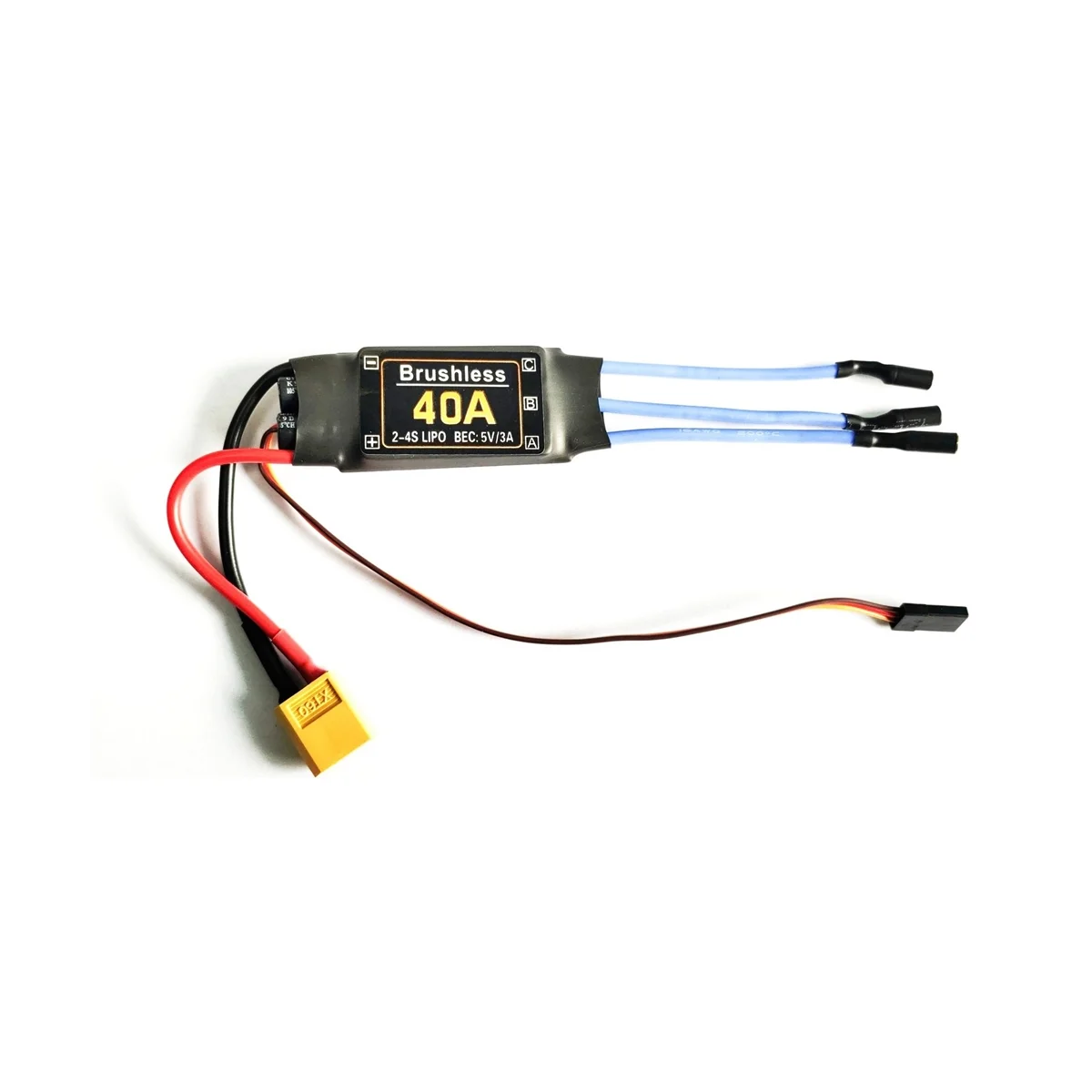 40A бесщеточный ESC XT60 прочный RC игрушки компоненты аксессуары контроллер скорости двигатель FPV Квадрокоптер вертолет