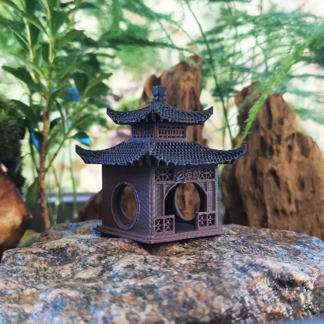 Древняя китайская 3d-архитектура модель аквариума микро-пейзаж песочный стол