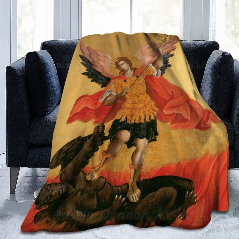 Фланелевое Одеяло для всех сезонов с мучениками СС космой и дамианским арчанелем