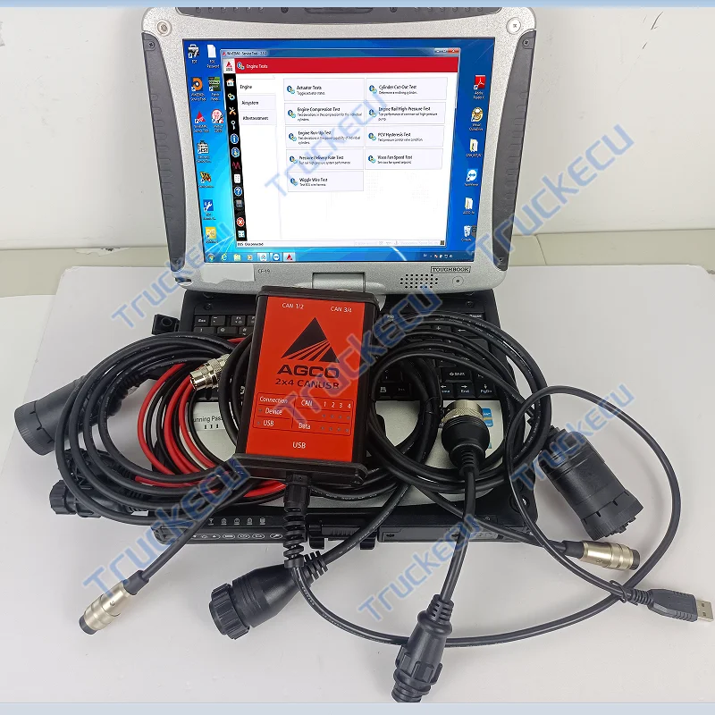 CF19 ноутбук для AGCO электронное средство диагностики WinEEM4s 3s инструмент для обслуживания EDT fendays CANUSB интерфейс FENDT диагностический инструмент