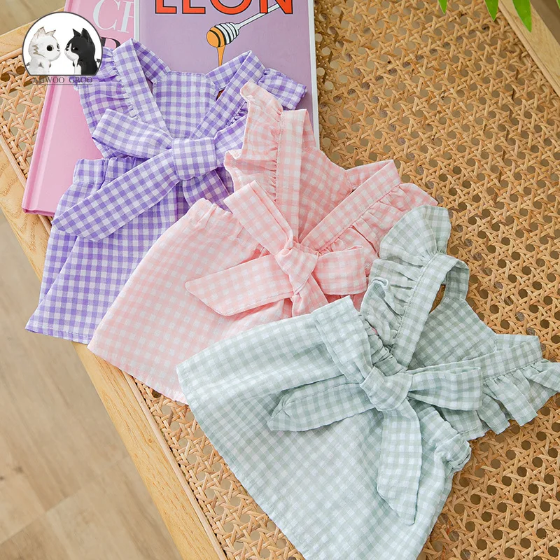 

Сетчатое платье для щенков и котят, весна-лето, дышащая одежда для кошек, одежда для маленьких собак и девочек, товары для домашних животных