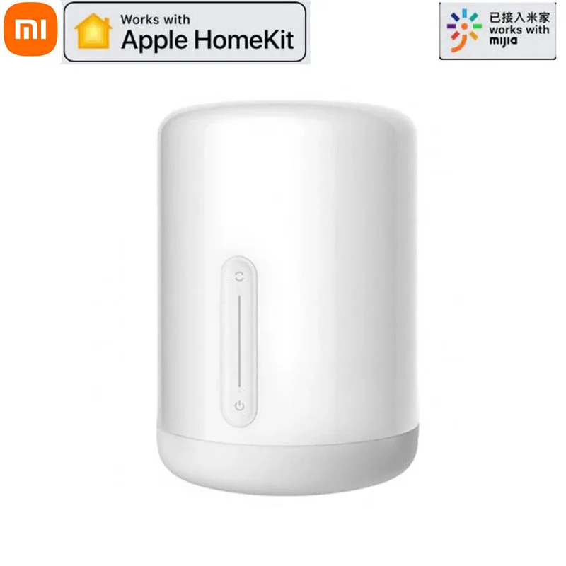 

Прикроватная лампа Xiaomi Mijia, умный светильник с голосовым и сенсорным управлением, с управлением через приложение, регулировкой цвета, подходит для Apple Homekit Siri