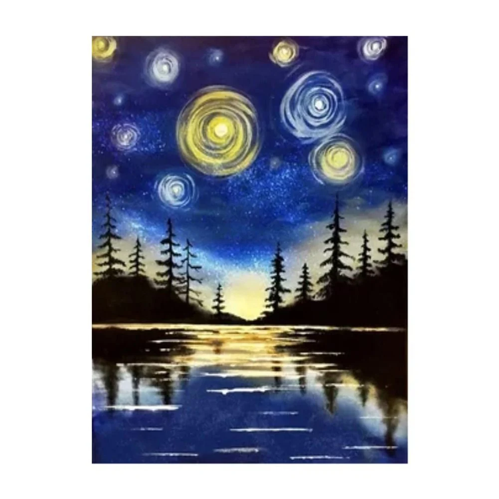 

Картина из страз «Звездное закатывание», 30 х40 см