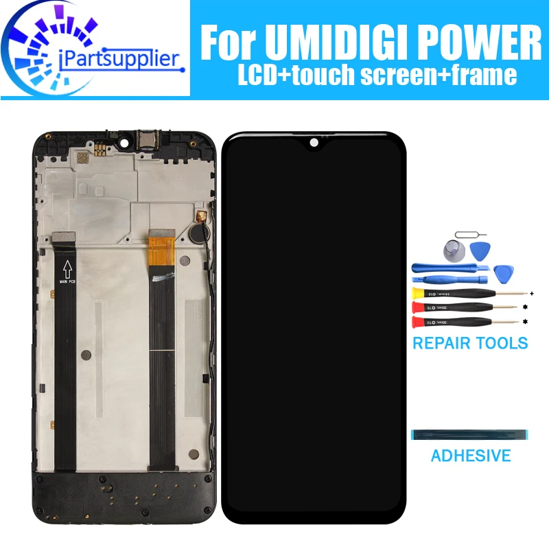 

Мощный ЖК-дисплей UMIDIGI + дигитайзер сенсорного экрана + рамка в сборе 100% Оригинальный Новый ЖК-дисплей + сенсорный дигитайзер для UMIDIGI POWER + Инструменты