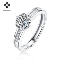 womens ring 925 silver moissanite diamond ring luxury wedding birthday gift 18k gold jewelry fashion couple diamond ring