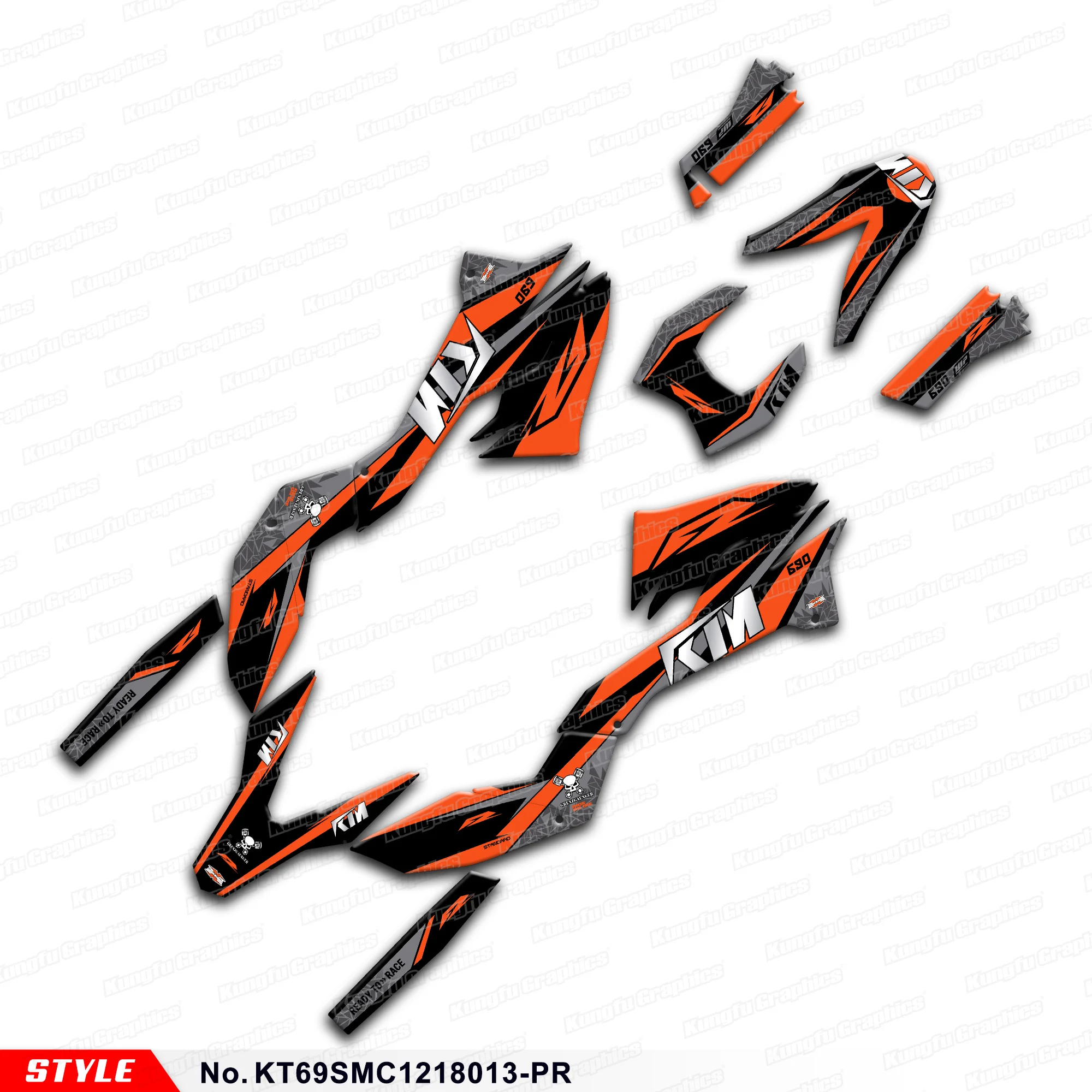 Графическая упаковочная наклейка JY RACING для KTM 690 SMC-R 690SMC R 2012 2013 2014 2015 2016 2017 2018 щит