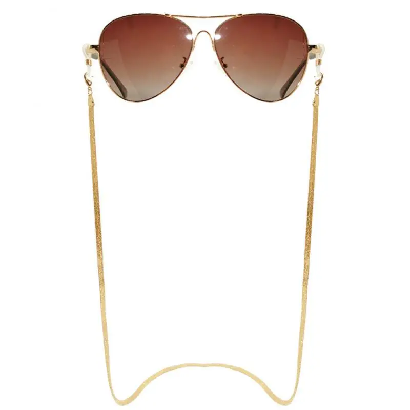 Модное Длинное Ожерелье со звездами плоская цепочка для очков блогеров с