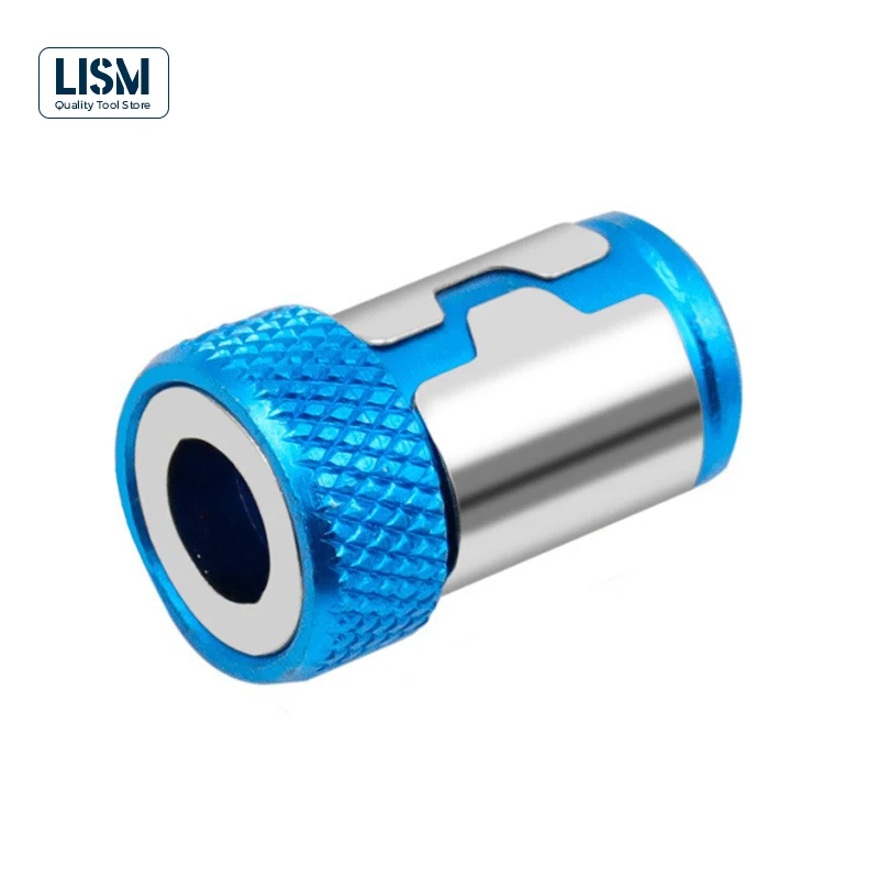 

S2 Alloy, Universal Magnet Ring for 6.35mm Shank Screwdriver Set Head, Non-Slip and Strong Magnetic Drill Bit Accessories