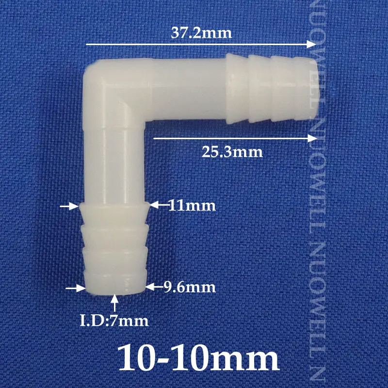 

Пластиковые угловые соединители для труб 10-25 мм