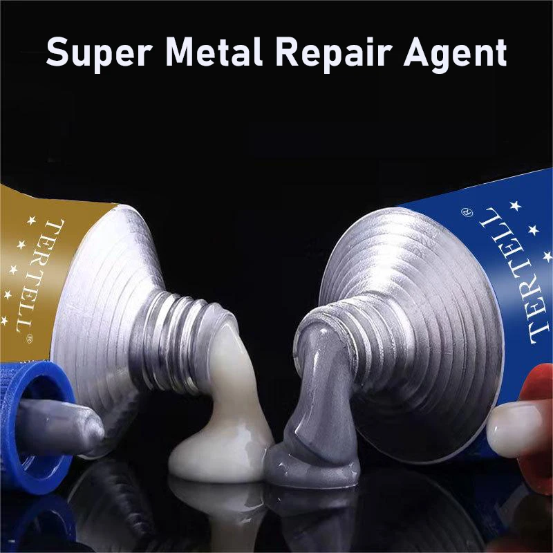 

Magic Repair Glue AB Metal Strength Iron Bonding Heat Resistance Cold Weld Metal Repair Adhesive Agent Caster Glue Solder Flux