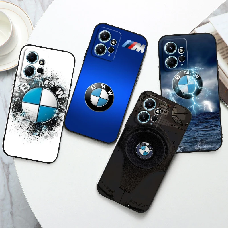 

Car Bmw Sports Luxury For Xiaomi Redmi Note 12 11 11T 10 9 8 7 6 5 4 Pro 5G 4G Silicone Soft Shockproof Black Phone Case Fundas