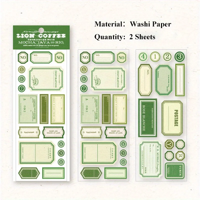 

Ретро наклейки для скрапбукинга