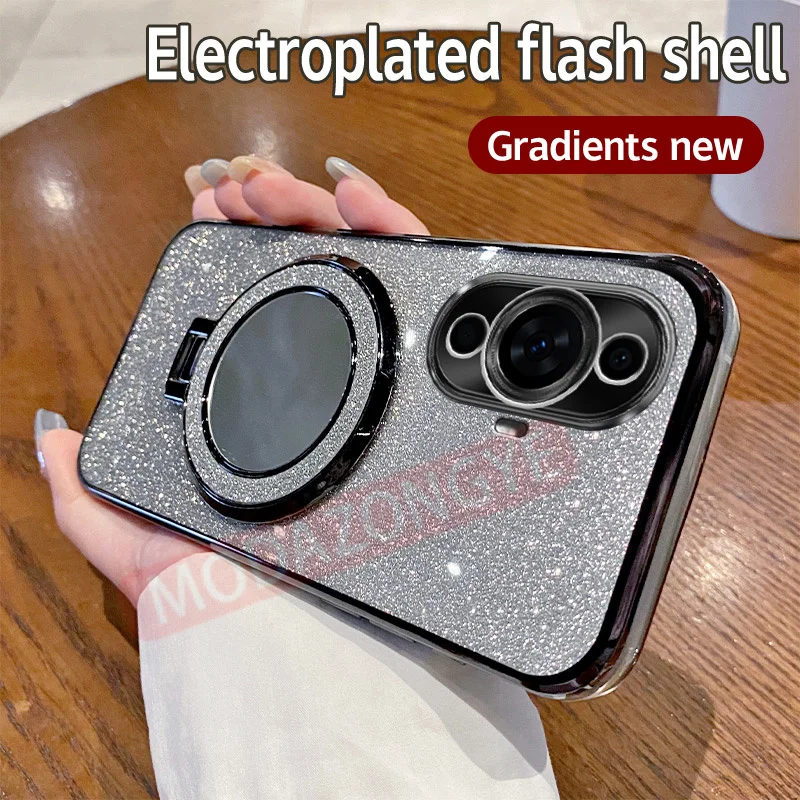 Мягкий силиконовый чехол для Huawei Nova 11 с гальваническим покрытием