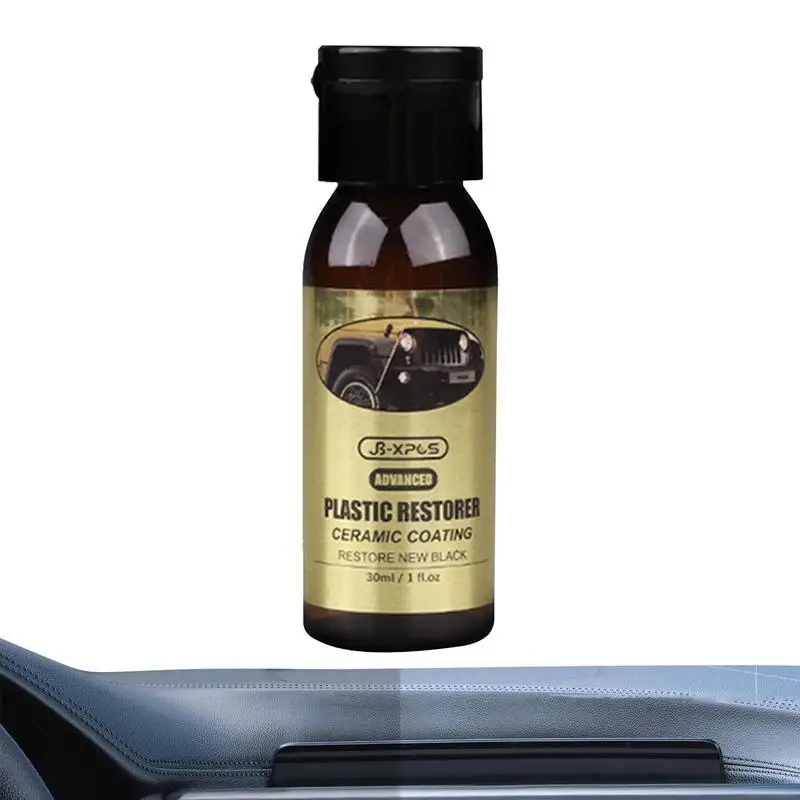 

Restorer For Cars 30ml Trim Restorer Long Lasting Shine Restores Car Like New Hybrid Ceramic Coating Spray Paint Protector For