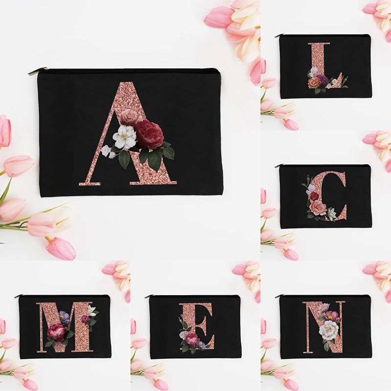 

Женская косметичка, сумка для подружки невесты, сумка для хранения, Льняная сумка на молнии, свадебные подарки для невесты, женский подарок