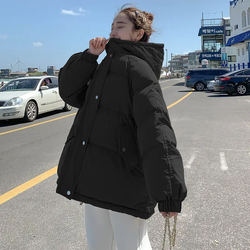 Loose Oversized Women Thicken Warm Parka Coat Hooded Outwear Padded Women's Winter S-2XL Bread Coat Feme Girl Parkas Jackets New