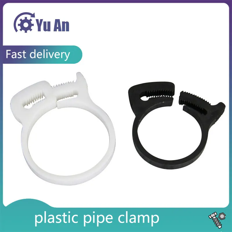 

Plastic Pipe Clamp Plastic Fittings Clamp Clamp Plastic Hose Clamp Plastic Fasteners 10 Pcs