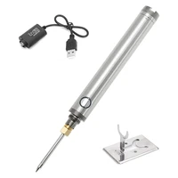 portable usb cordless soldering iron kit 1600mah wireless rechargeable battery powered wireless charging soldering tool