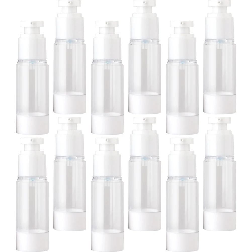 

Bottle Pump Lotion Travel Cream Bottles Empty Airless Container Dispenser Vacuum Dispensers Wash Sub Containers Jar Size Shampoo