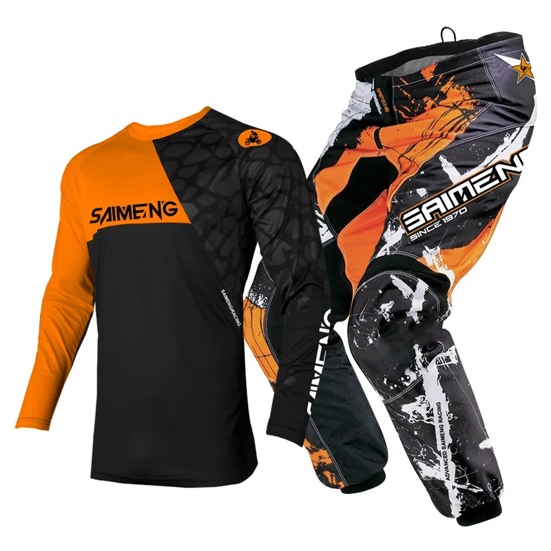 Костюм для мотокросса трикотажные брюки мужчин и женщин езды на мотоцикле по