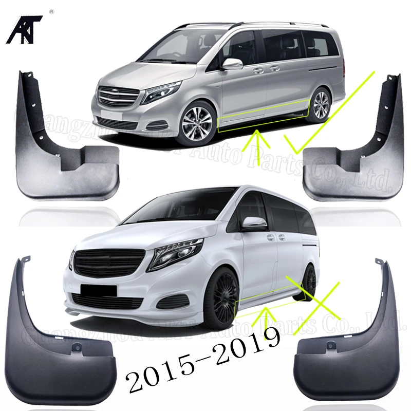 Брызговики для Mercedes V Class Benz W447 Metris Viano 2015-2019 |