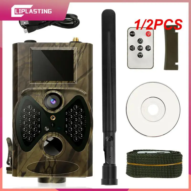 

1/2PCS Outdoor 2G HC300M 1080P Cellular Trail Cameras Wild Trap Game Night Vision Hunting Security Wireless Waterproof Motion