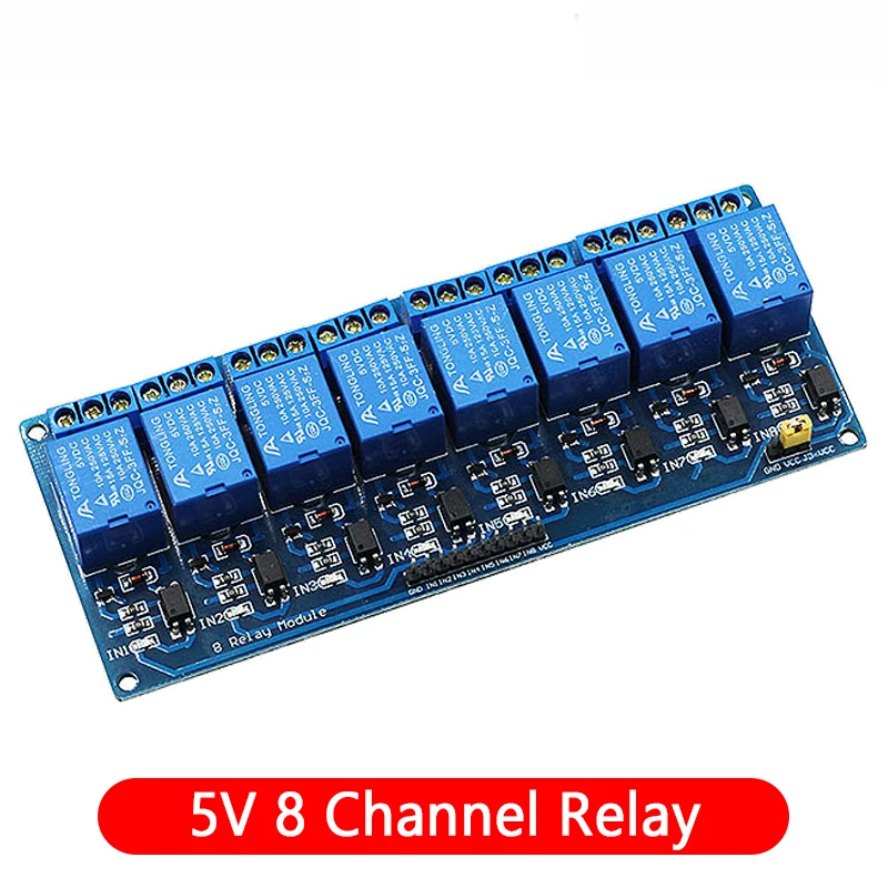 Релейный модуль для arduino 5 В 12 1 2 4 6 8 каналов с оптроном релейный выход