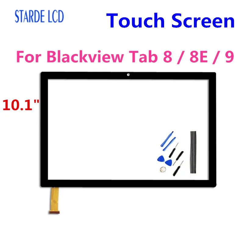 

Новый сенсорный экран 10,1 дюйма для планшета Blackview Tab 8 / 8E Tab 9, сенсорная панель, дигитайзер, стекло, Запасная часть
