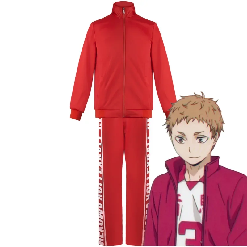 

Аниме Haikyuu! Yaku Morisuke Косплей костюмы Красный спортивный костюм полный комплект унисекс Униформа Рождественская Карнавальная одежда для вечеринки