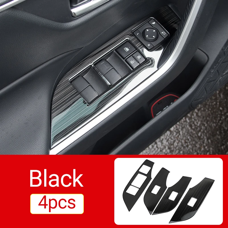 

Автомобильное стекло из нержавеющей стали для Toyota RAV4 XA50 2019 2020 2021 2022 2023 2024 RAV 4 Hybrid