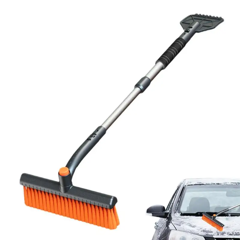 

Снегоочиститель для автомобиля, многофункциональная щетка для снега, скребок для льда для автомобиля, съемный инструмент для удаления снег...