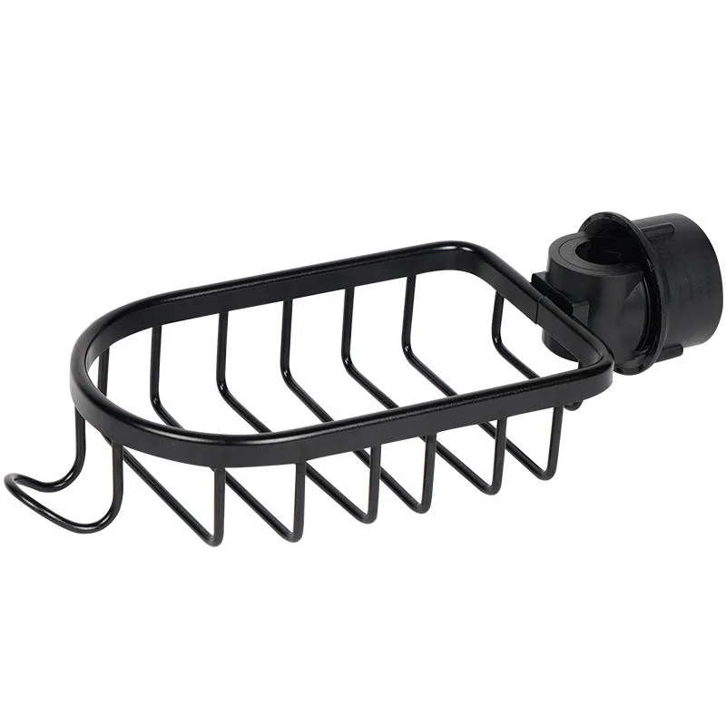 

Kitchen cleaning storage sharp tool space aluminum storage shelf swimming pool sponge drain basket storage