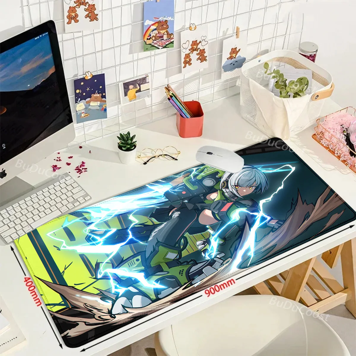 Коврик для мыши Zenless Zone Zero ZZZ teclado Anby Demara Nicole коврик подкладка компьютерной