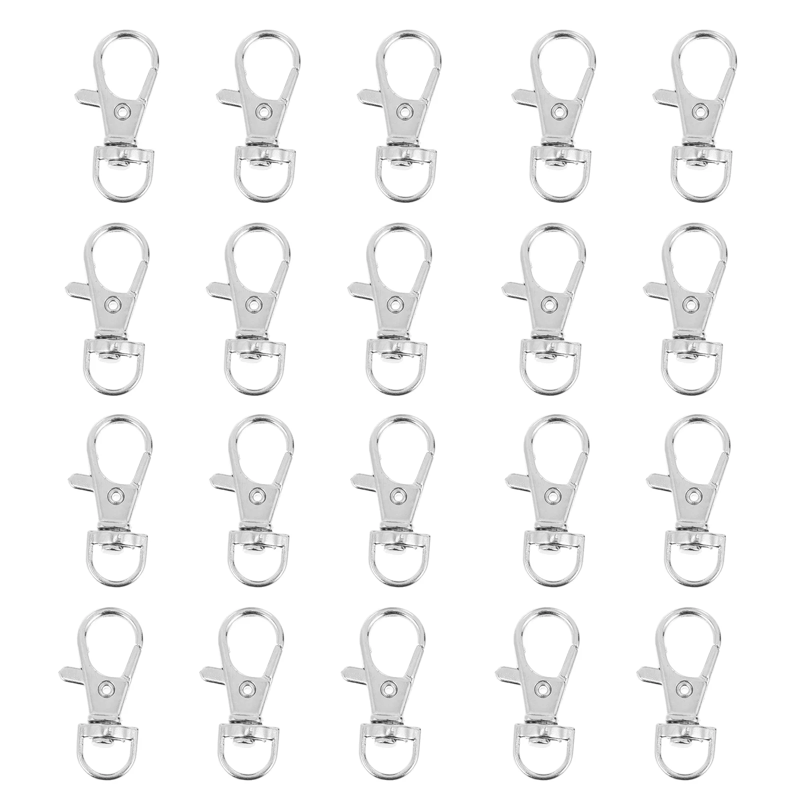 

20 Pcs Parrot Cage Lock Metal Hook Clips Sturdy Pet Door Safety Buckle Anti-escape