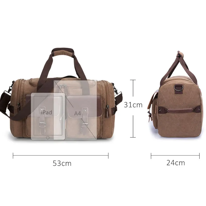 Male Luggage Large Capacity Travel Bag Men Shoulder Handbag Crossbody Travel Duffel Bags