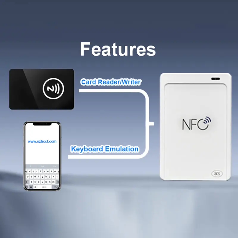Фото Устройство для чтения/записи сообщений NDEF, USB-считыватель NFC-меток №4
